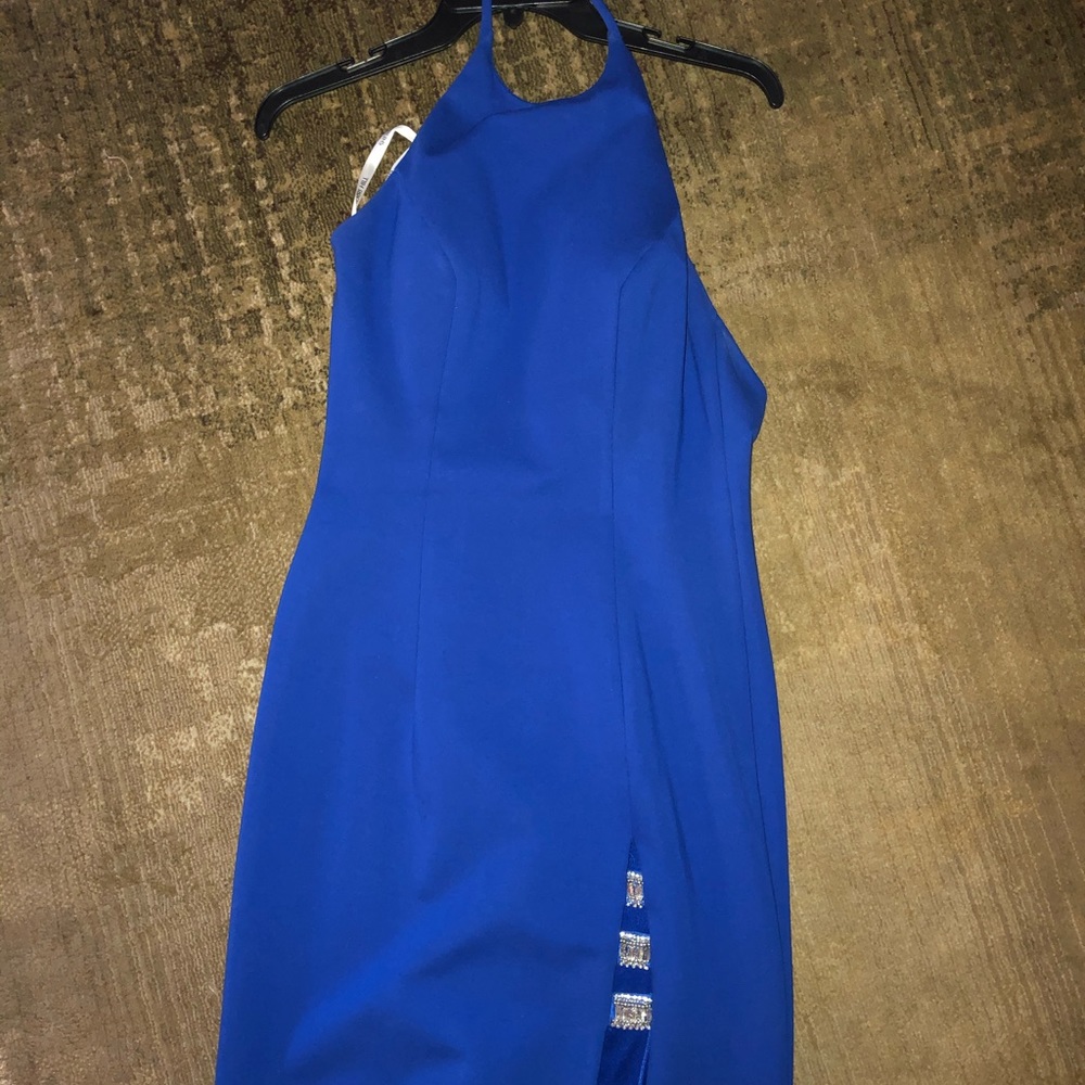Blue Prom Dress - Picture 2 of 6